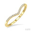 Stackable Chevron Petite Diamond Fashion Band