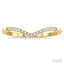 Stackable Chevron Petite Diamond Fashion Band