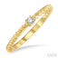 Stackable Rope Petite Diamond Fashion Ring