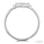 Stackable Bead Bijoux Heart Shape Petite Diamond Fashion Ring