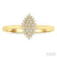 Marquise Shape Petite Cluster Diamond Fashion Ring