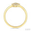 Pear Shape Petite Cluster Diamond Fashion Ring