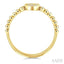 Bead Bijoux Oval Shape Petite Diamond Fashion Ring