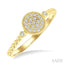 Bead Bijoux Round Shape Petite Diamond Fashion Ring