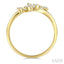 Floral Petite Diamond Fashion Ring