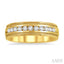 Channel Set Men's Diamond Band