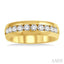 Channel Set Men's Diamond Band