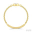 Bezel Set Petite Diamond Fashion Chain Ring