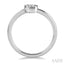 Stackable Crescent Petite Diamond Fashion Ring