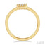 Stackable Cushion Shape Petite Diamond Fashion Ring