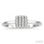 Stackable Cushion Shape Petite Diamond Fashion Ring