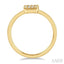 Stackable Cushion Shape Petite Diamond Fashion Ring