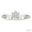 Stackable Flower Petite Diamond Fashion Ring