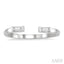 Stackable Petite Baguette Diamond Fashion Open Ring