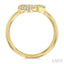 Stackable Crescent Moon & Star Petite Diamond Fashion Ring