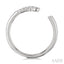 Cross Petite Diamond Fashion Open Ring