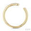 Cross Petite Diamond Fashion Open Ring