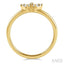 Stackable Leaf Petite Diamond Fashion Ring
