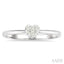 Heart Shape Lovebright Petite Diamond Solitaire Ring