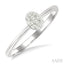 Oval Shape Lovebright Petite Diamond Solitaire Ring