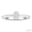 Oval Shape Lovebright Petite Diamond Solitaire Ring