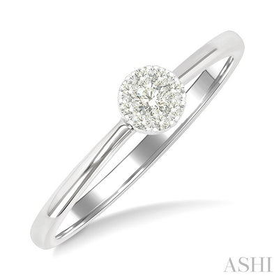 Round Shape Lovebright Petite Diamond Solitaire Ring