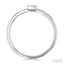 Princess Shape Lovebright Petite Diamond Solitaire Ring