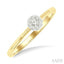 Round Shape Lovebright Petite Diamond Solitaire Ring