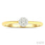 Round Shape Lovebright Petite Diamond Solitaire Ring