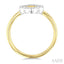Clover Fluted Petite Diamond Fashion Ring