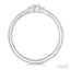 Princess Shape 3 Stone Petite Diamond Ring