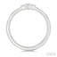 Round Shape 3 Stone Petite Diamond Ring