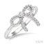 Bow Petite Diamond Fashion Ring