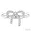 Bow Petite Diamond Fashion Ring