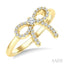 Bow Petite Diamond Fashion Ring