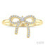 Bow Petite Diamond Fashion Ring
