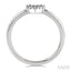 Stackable Heart Shape Petite Diamond Fashion Ring