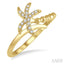 Stackable Palm Tree Petite Diamond Fashion Ring
