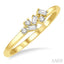 Scatter Petite Baguette Diamond Fashion Ring