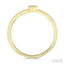 Marquise Shape Bezel Set Petite Diamond Fashion Ring