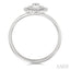 Round Shape Petite Halo Diamond Fashion Ring