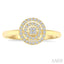 Round Shape Petite Halo Diamond Fashion Ring