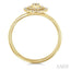 Round Shape Petite Halo Diamond Fashion Ring