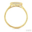 Pave-Set Pear Shape Rope Diamond Fashion Ring