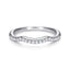 Diamond Contour Wedding Ring