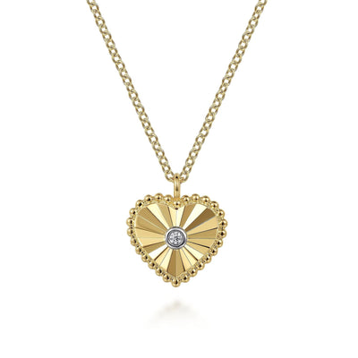 Bujukan Medallion Heart Pendant