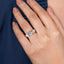Round Diamond Wide Engagement Ring