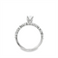 Miosogno Oval Diamond Shared Prong Engagement Ring