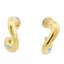 Curved Diamond Earrings