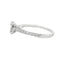 Oval Cluster Diamond Engagement Ring